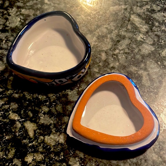 Talavera Heart Trinket Box - Picture 5 of 5